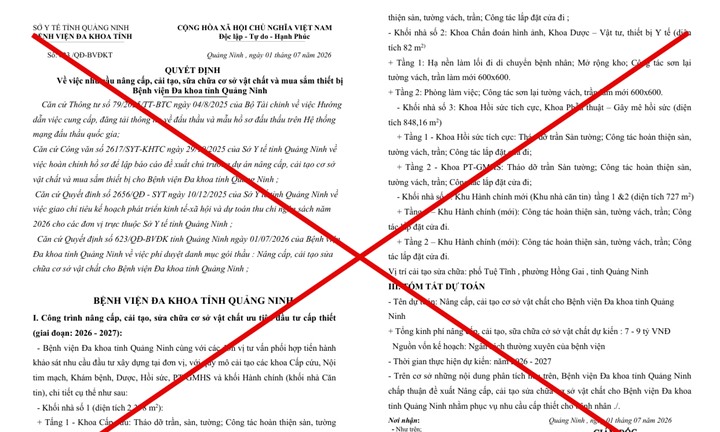 Cảnh báo thủ đoạn giả mạo văn bản của bệnh viện để lừa đảo
