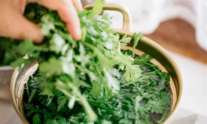 Loại rau quen mặt có mùi 