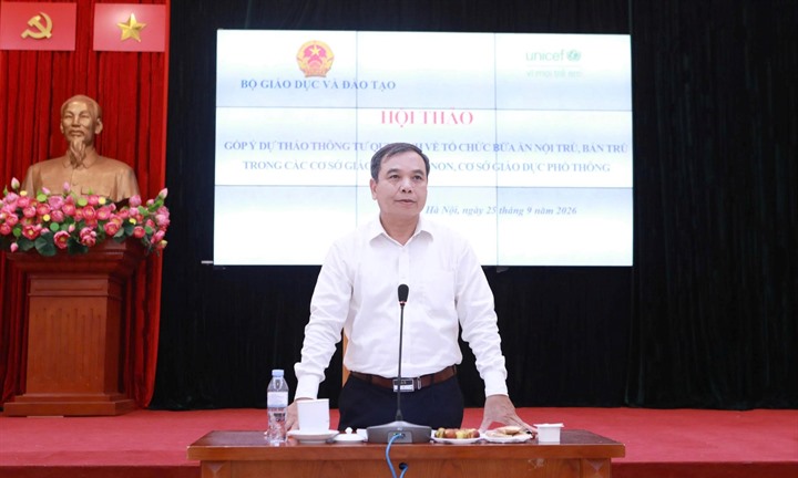 Bộ GD&ĐT lấy ý kiến dự thảo Thông tư tổ chức bữa ăn học đường