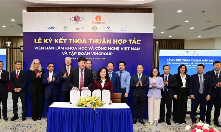 Vingroup và Viện Hàn lâm Khoa học và Công nghệ Việt Nam hợp tác phát triển công nghệ mũi nhọn 