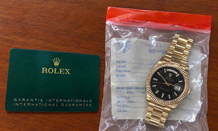 Điều tra vụ trộm cắp đồng hồ Rolex với giá trị hơn 1,7 tỷ đồng