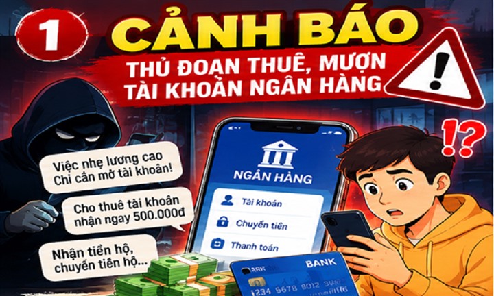 Cho mượn, cho thuê tài khoản ngân hàng, ví điện tử: Coi chừng bị phạt tới 200 triệu đồng