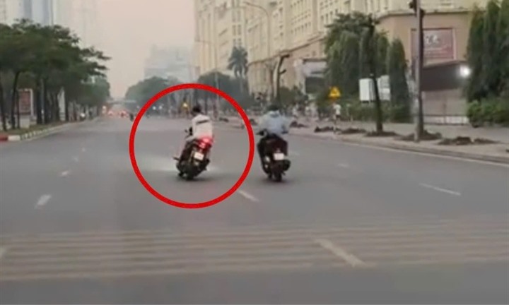 Hà Nội xác minh, xử lý nhóm thanh niên lạng lách trên đường Mễ Trì