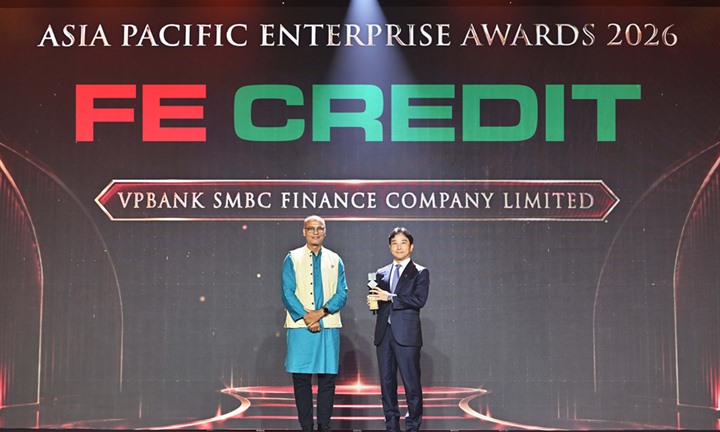 FE CREDIT thắng giải “Doanh nghiệp xuất sắc châu Á” tại APEA 2026