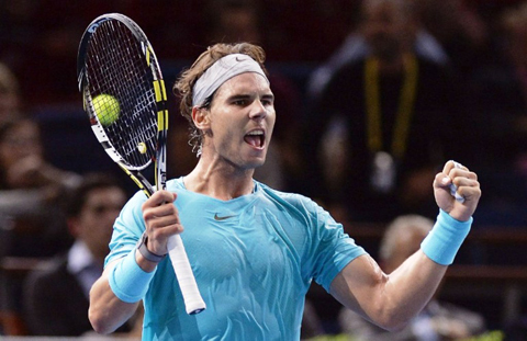 Bất bại, Nadal vào bán kết Paris Masters