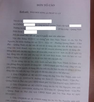 Vợ chồng Phó phòng TN-MT bị “tố” chây ì nợ hàng chục tỷ đồng