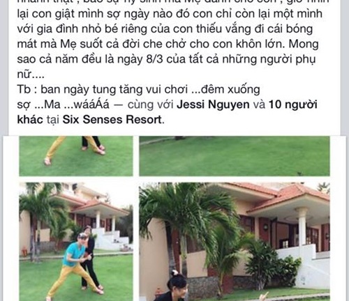 Nguyên Vũ đưa mẹ du lịch Côn Đảo ngày Quốc tế phụ nữ 8/3