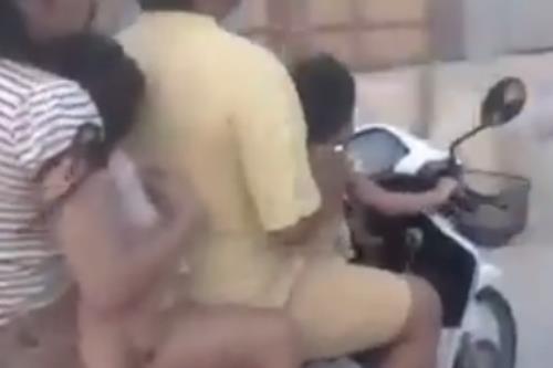 Video: Thót tim bé gái lái xe “như bay” trên đường