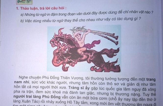 Thánh Gióng tắm ở Hồ Tây: NXB Giáo dục lên tiếng