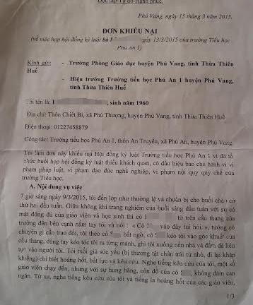 Làm rõ vụ giáo viên bị đồng nghiệp hành hung ngay tại trường