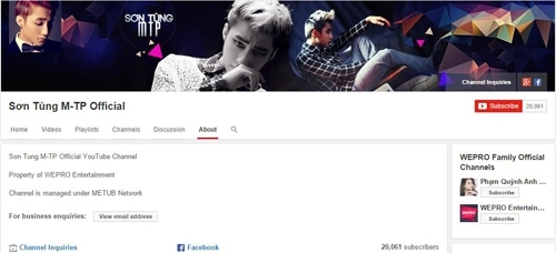 Sơn Tùng M-TP gây tranh cãi vì lượt đăng ký nhiều hơn lượt xem trên youtube