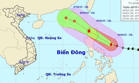 Tin bão Maysak: Siêu bão chuyển hướng vào biển Đông