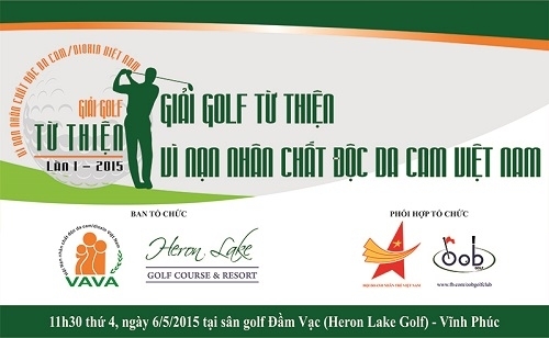 Cộng đồng người chơi golf Việt Nam chung tay xoa dịu nỗi đau da cam