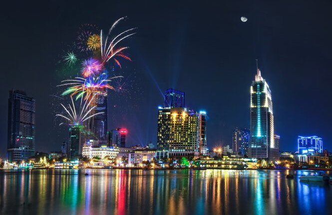 Đang khai mạc lễ hội pháo hoa quốc tế Đà Nẵng