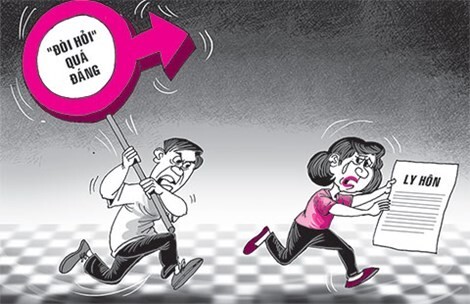 Đòi ly hôn vì chồng đòi hỏi 