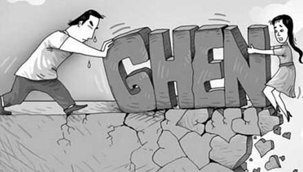 Nghi ngoại tình, chồng làm nhục vợ ngay ngoài cổng