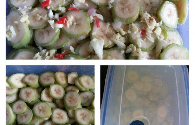 Chuối xanh muối chua - món ăn dân dã gợi nhớ tuổi thơ