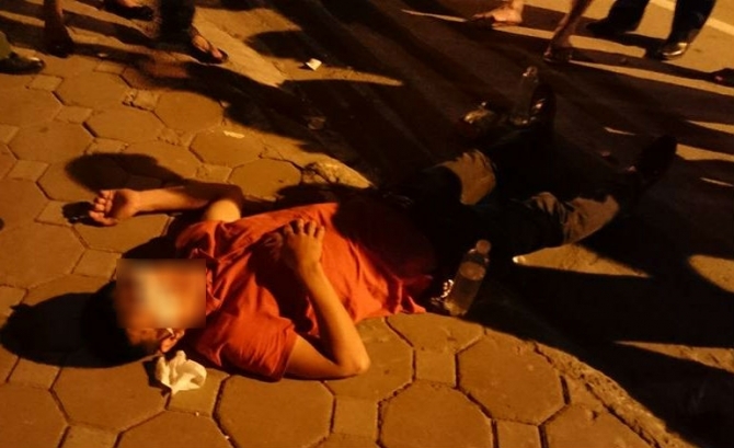 PV bị nhóm xăm trổ hành hung khi đang tác nghiệp