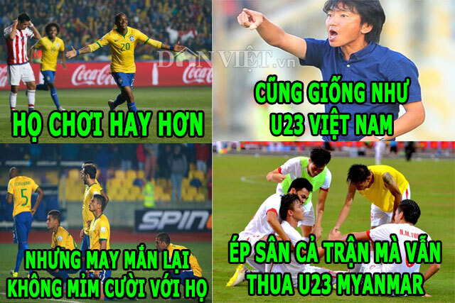 Ảnh chế: Brazil giống U23 Việt Nam, Van Gaal chế nhạo Liverpool