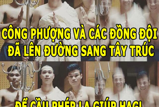 Ảnh chế: Ronaldo chỉ đường đến thành công, Công Phượng cầu phép lạ