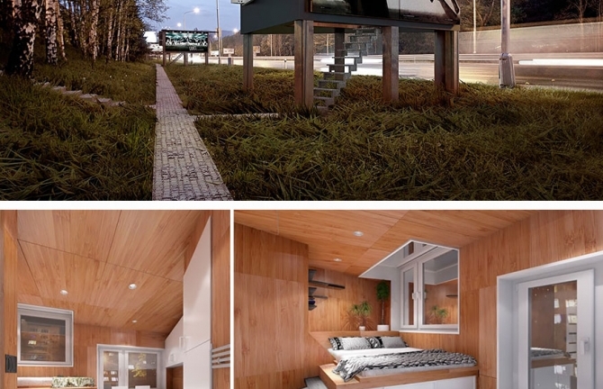 Những ngôi nhà siêu nhỏ