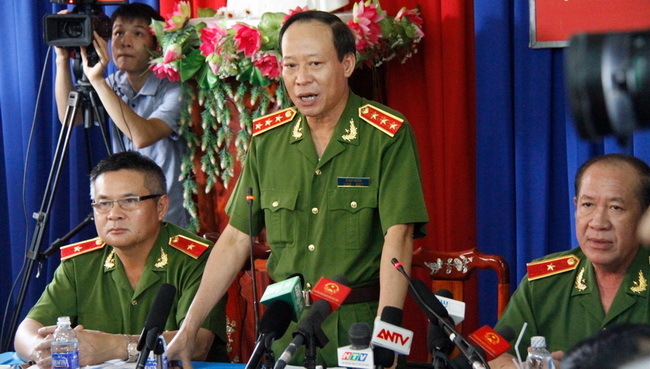 Thông tin họp báo về vụ thảm sát ở Bình Phước