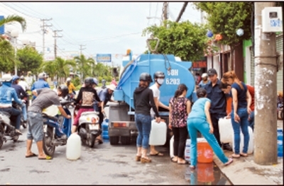 Kiên Giang bị thiếu nước sinh hoạt trầm trọng do nhiễm mặn