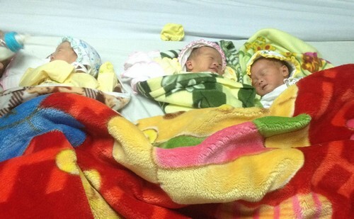 Ca sinh 3 khác trứng hiếm gặp tại Quảng Bình