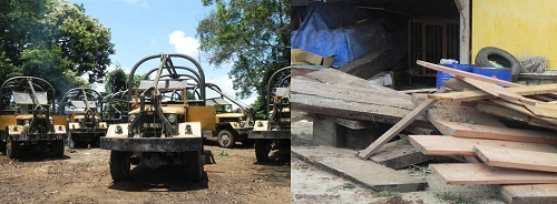 Gia Lai: Bắt 6 xe  "bò vàng " vận chuyển trái phép hơn 4,3m3 gỗ 