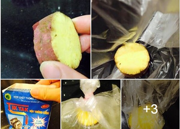 Khoai làm chín bằng bột thông cống: Chuyên gia nói gì?