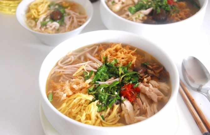 Cách nấu bún thang, bún mọc đơn giản, thơm ngon cho bữa sáng