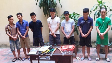 Băng trộm thích bẻ khóa xe tay ga đắt tiền ở Hà Nội
