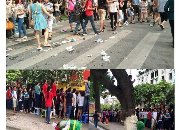 Bức ảnh công nhân môi trường