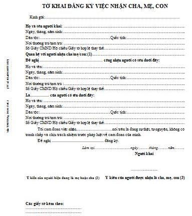 Cần điều kiện gì để nhận cha, mẹ, con có yếu tố nước ngoài?