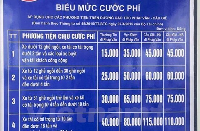 Chính thức thu phí đường cao tốc Pháp Vân-Cầu Giẽ từ 6/10