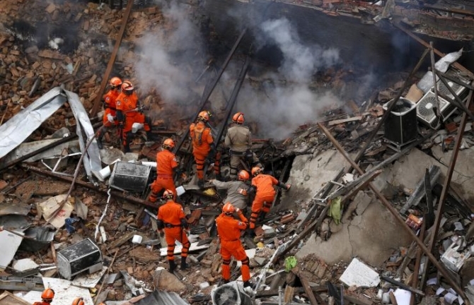 Brazil: Nổ khí gas làm hư hại 40 tòa nhà