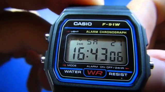 Casio F-91W: Chiếc đồng hồ huyền thoại và