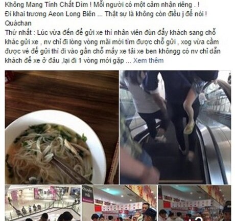 Vừa khai trương, AEON Mall Long Biên đã bị chê tơi tả