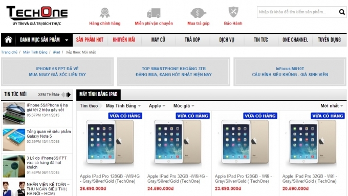 TechOne mất uy tín vì iPad Pro