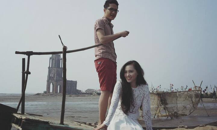 Hình ảnh tình cảm không khác gì vợ chồng thực sự của Chí Nhân - Minh Hà