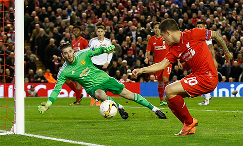 Những pha cứu thua thần thánh của De Gea trước Liverpool