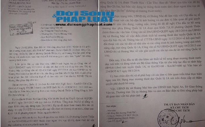 Nghệ An: UBND TX Hoàng Mai phúc đáp về vấn đề báo ĐS&PL nêu