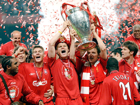 Liverpool ngược dòng thần thánh trước AC Milan mùa 2004/05