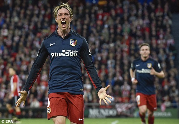 Torres tiếp tục hồi sinh, Atletico thắng đẹp Bilbao