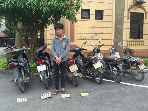 Trộm hơn 10 xe máy rồi tháo linh kiện bán cho đồng nát