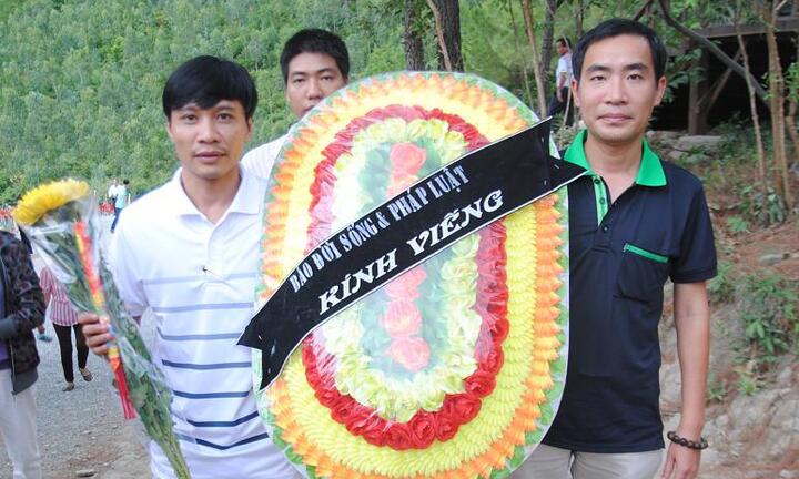 Báo Đời sống & Pháp luật tri ân các anh hùng liệt sỹ