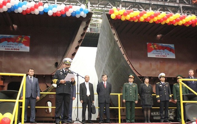 Cuối năm 2016, Hải quân VN tiếp nhận thêm hai chiến hạm Gepard 3.9 