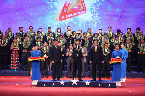 PAN PACIFIC nhận giải thưởng “Sao vàng Đất Việt” năm 2013