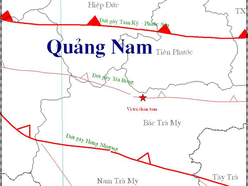 Lại động đất ở Sông Tranh 2