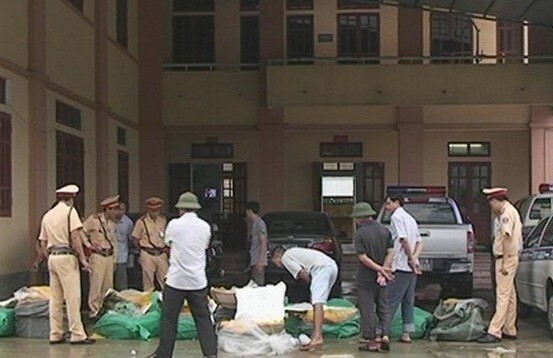 15 thùng sản phẩm từ động vật bị công an Nghệ An thu giữ